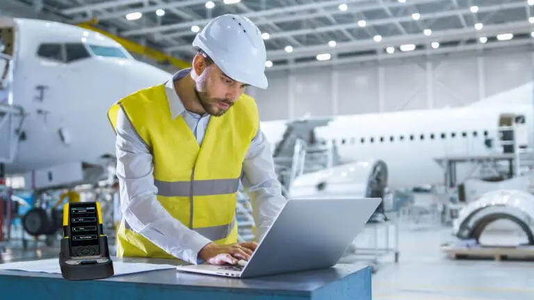 Tech using a HHMPI to transfer files for Readout Services